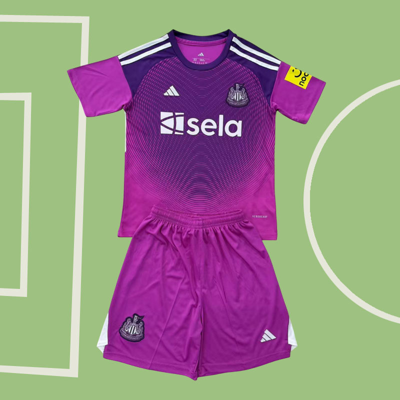 Newcastle United målvaktströja 2025/26 lila - vuxen och barnstorlekar