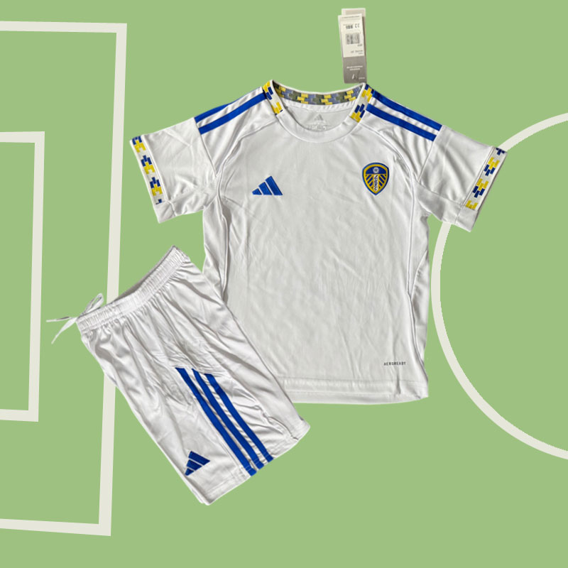 Leeds United FC 2025/26 Hemmatröja för barn – tröja + shorts