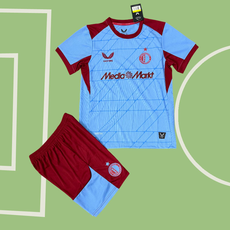Feyenoord tredjetröja 2025/26 barn - fotbollströja + shorts