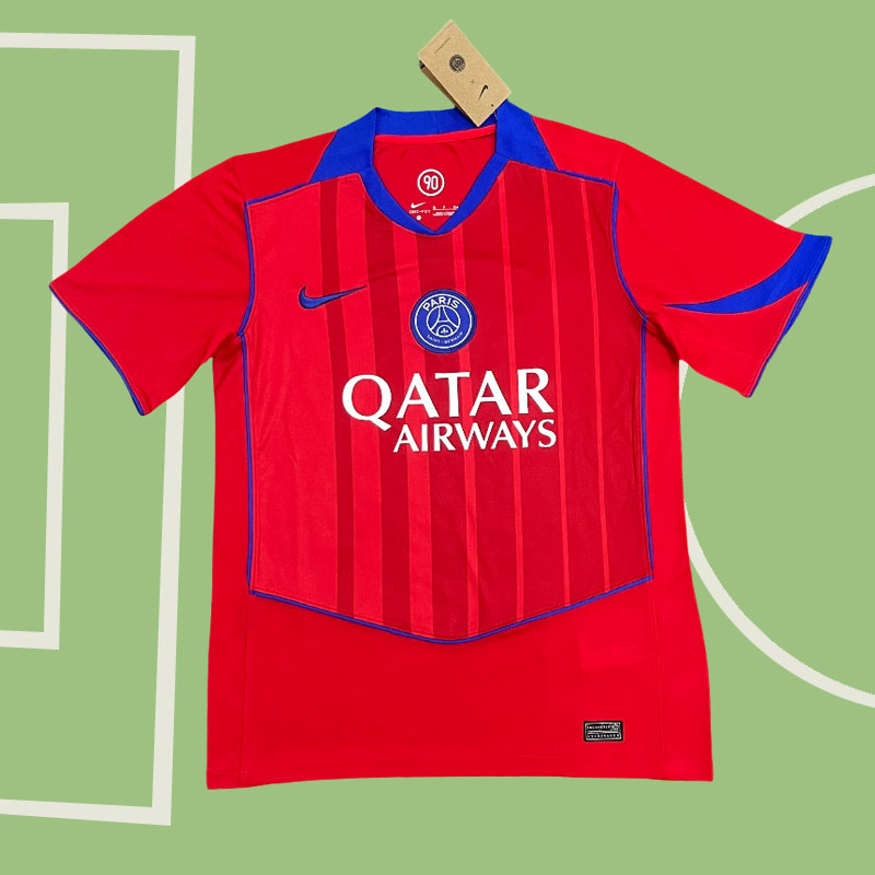 Paris Saint-Germain tredjetröja 2025/26 röd kortärmad tröja