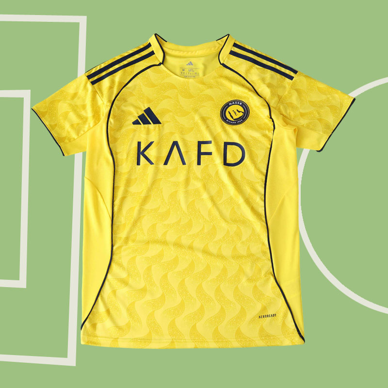 Al-Nassr FC 2025/26 hemmatröja - gul herr fotbollströja