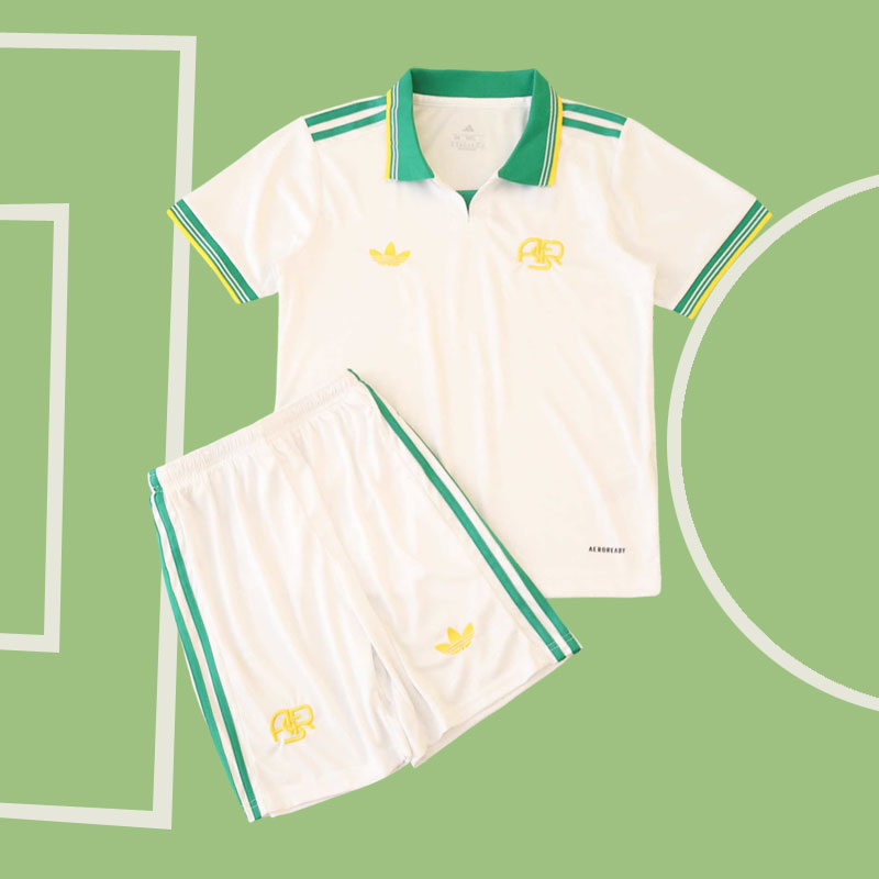 Barn AS Roma 2025/26 fotbollströja tredje kit med shorts