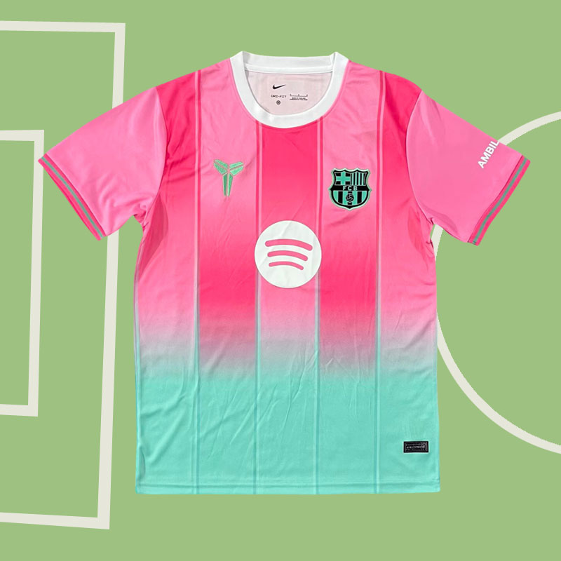 FC Barcelona 2025/26 special edition fotbollströja herr - rosa och turkos design
