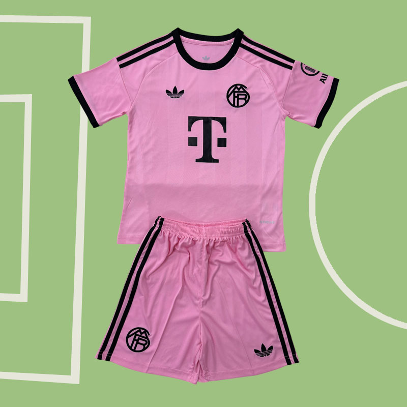 Rosa målvaktströja Bayern München 2025/26 - vuxna och barn storlekar