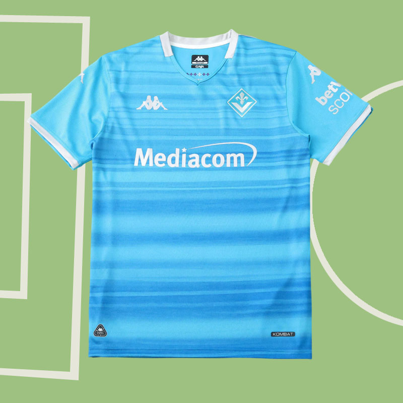 ACF Fiorentina 2025/26 tredjetröja herr - blå fotbollströja