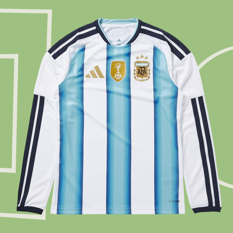 Argentina 2026 långärmad herr fotbollströja - hemma tröja för VM fans