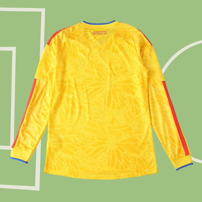 Herr långärmad Colombia 2026 hemmatröja – VM fotbollströja Herr långärmad Colombia 2026 hemmatröja – VM fotbollströja