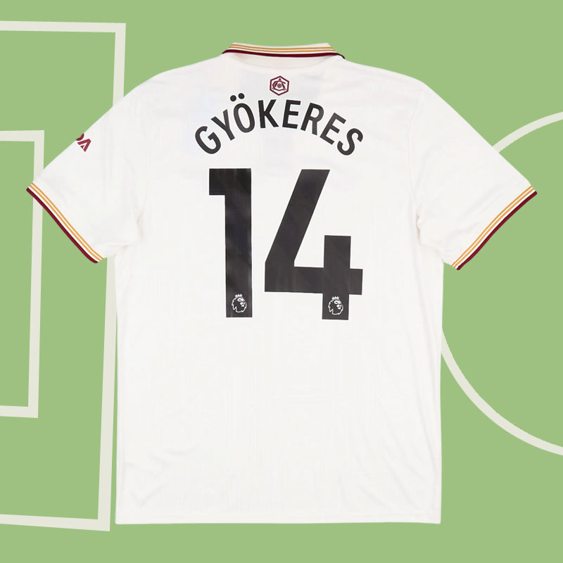 Arsenal tredjetröja 2025/26 för herr – med Gyökeres 14 nummer