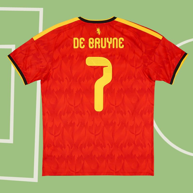 De Bruyne 7 Belgien 2026/27 hemmatröja herr