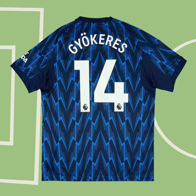 Gyökeres 14 Arsenal 2025/26 herr bortatröja