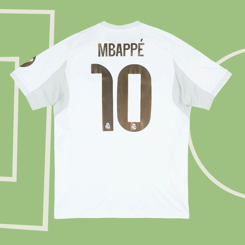 Mbappé 10 Real Madrid hemmatröja 2025/26 för män