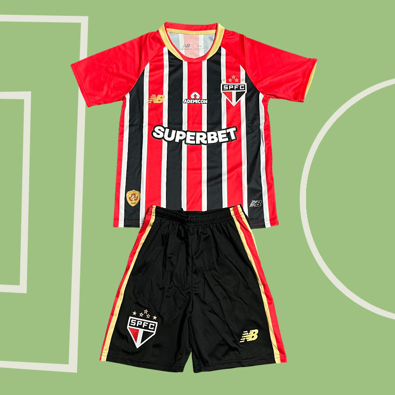 São Paulo 2025/26 bortatröja barn - fotbollströja + shorts