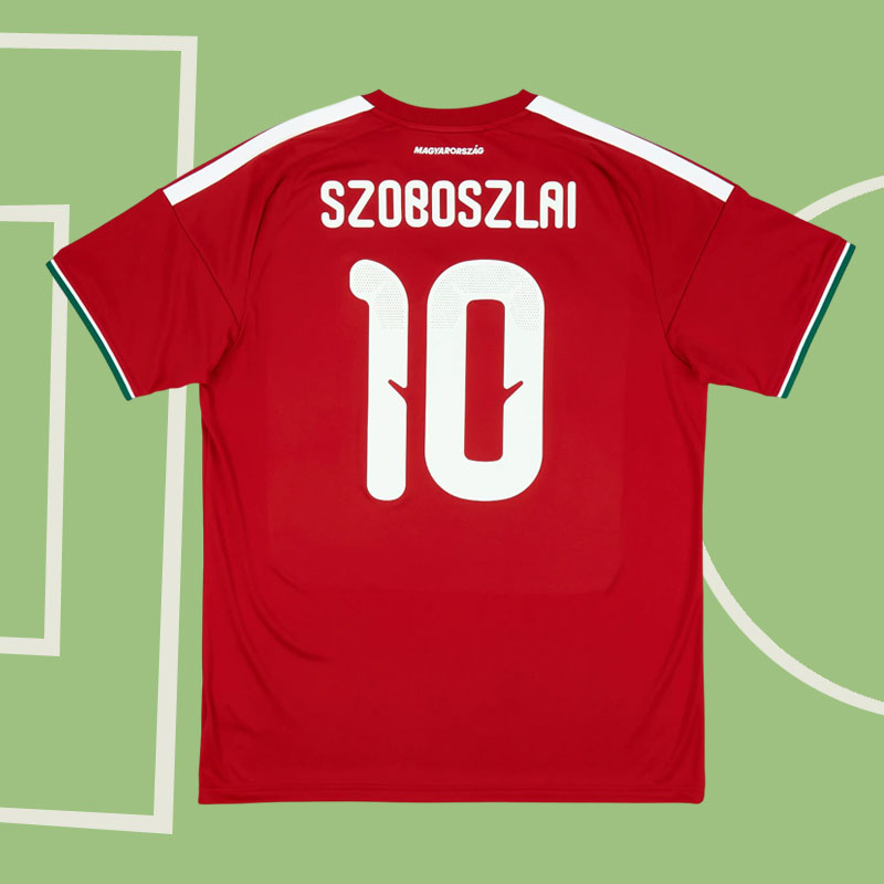Szoboszlai 10 Ungern 2026/27 hemmatröja - VM 2026 röd fotbollströja