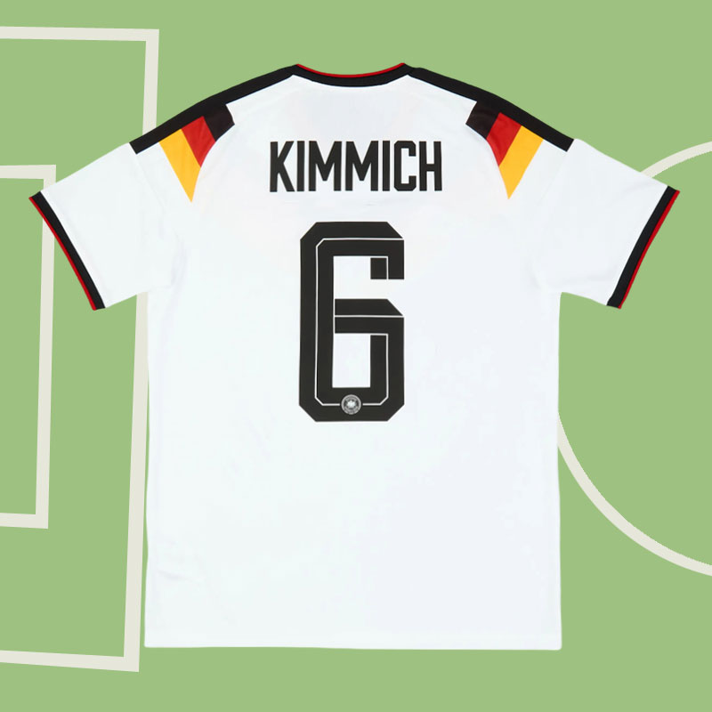 Tyskland hemmatröja 2026/27 - fotbollströja med Kimmich 6