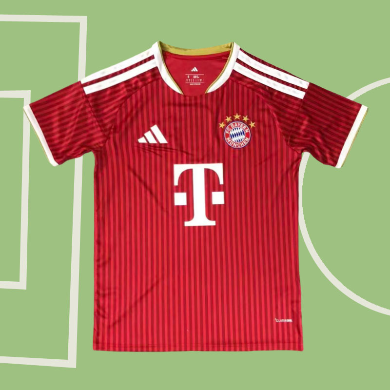 Bayern München hemmatröja 2026/27 – röd fotbollströja för herr