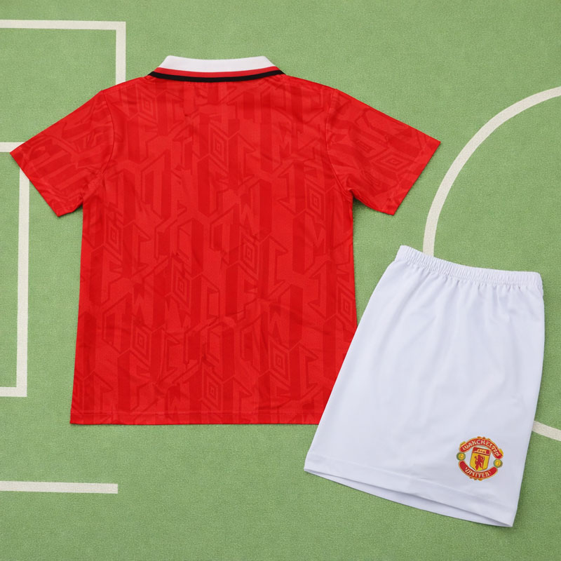 Manchester United 90-tals retro tröja barn – klassisk hemmatröja Manchester United 90-tals retro tröja barn – klassisk hemmatröja