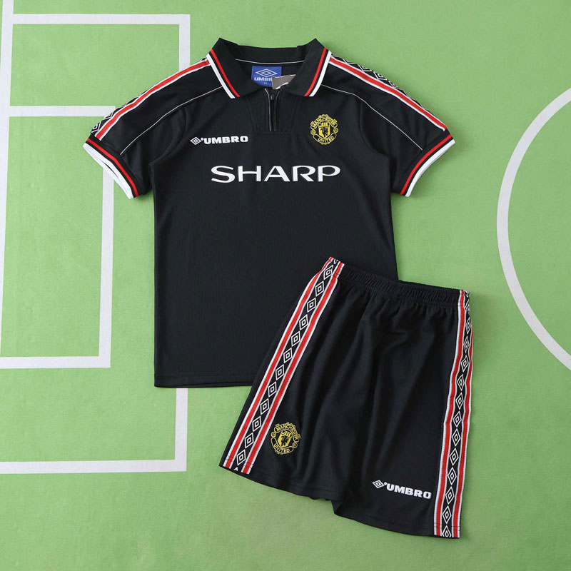 Manchester United retro bortatröja 1998/99 barn