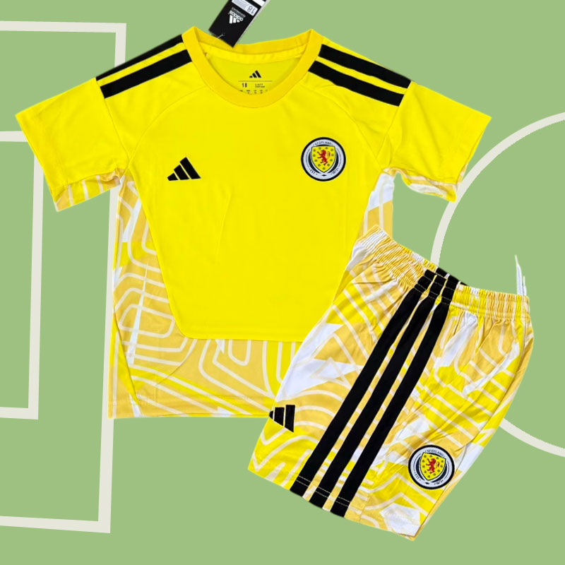 Skottland 2026 målvaktströja för barn – fotbollströja och shorts