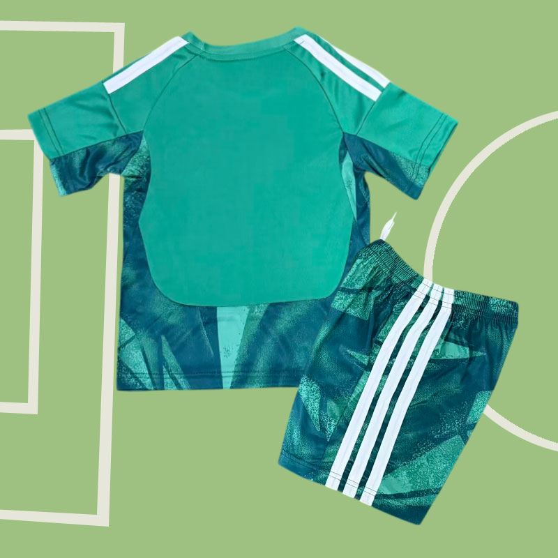 Tyskland VM 2026 målvaktströja barn – grönt fotbollsställ Tyskland VM 2026 målvaktströja barn – grönt fotbollsställ