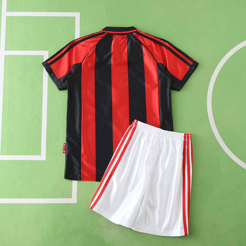 AC Milan 1998-99 hemmatröja barn retro AC Milan 1998/99 hemmatröja barn retro