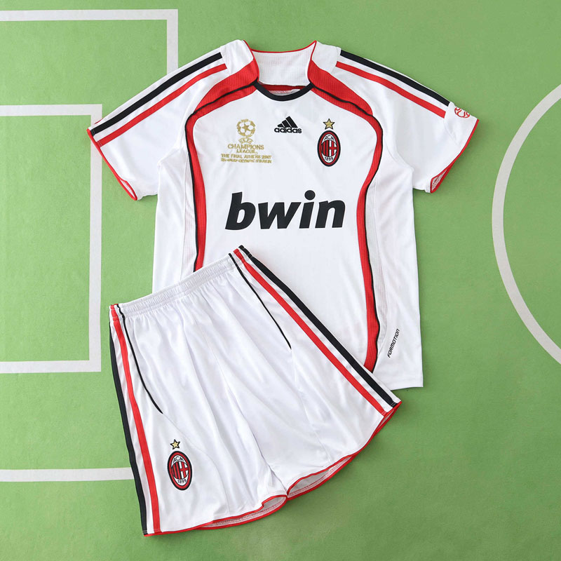 AC Milan 2006/07 bortatröja barn retro - fotbollströja och shorts set