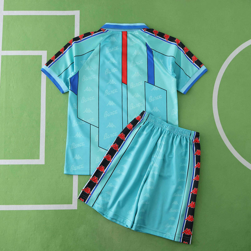 Barcelona 96-97 barn fotbollströja retro Barcelona 96/97 barn fotbollströja retro