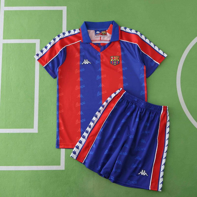 FC Barcelona 1992/95 retro hemmaställ barn - tröja och shorts