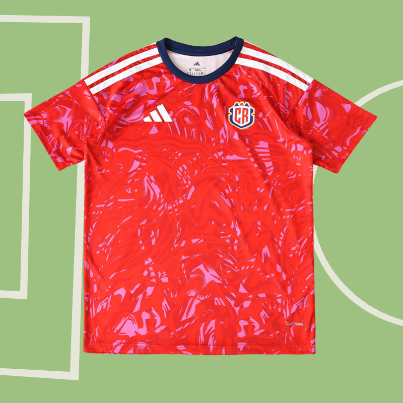 Costa Rica hemmatröja 2026/27 herr – fotbollströja röd