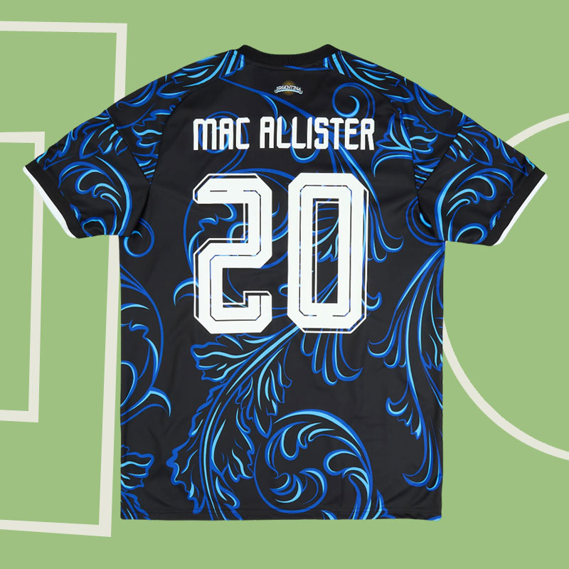 Mac Allister 20 Argentina VM 2026 bortatröja