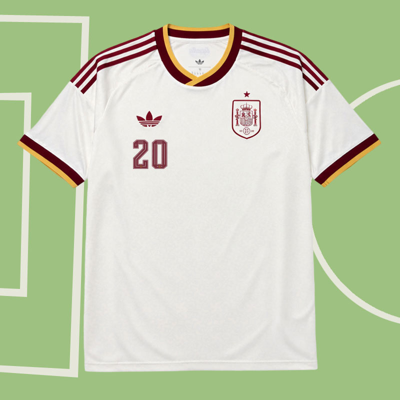 Spanien 2026 bortatröja Pedri 20 Spanien 2026 bortatröja Pedri 20