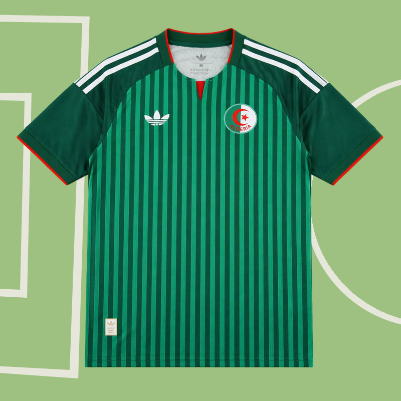 Algeriet 2026 bortatröja – herr fotbollströja kortärmad VM