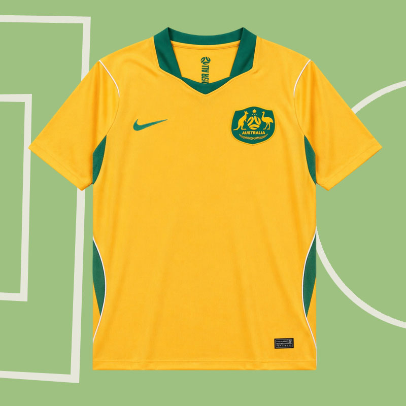 Australien 2026 hemmatröja - VM fotbollströja herr