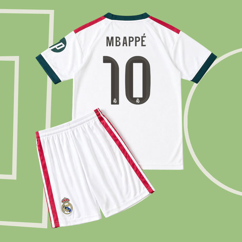Barn Real Madrid hemmatröja 2026/27 med shorts - Mbappé 10