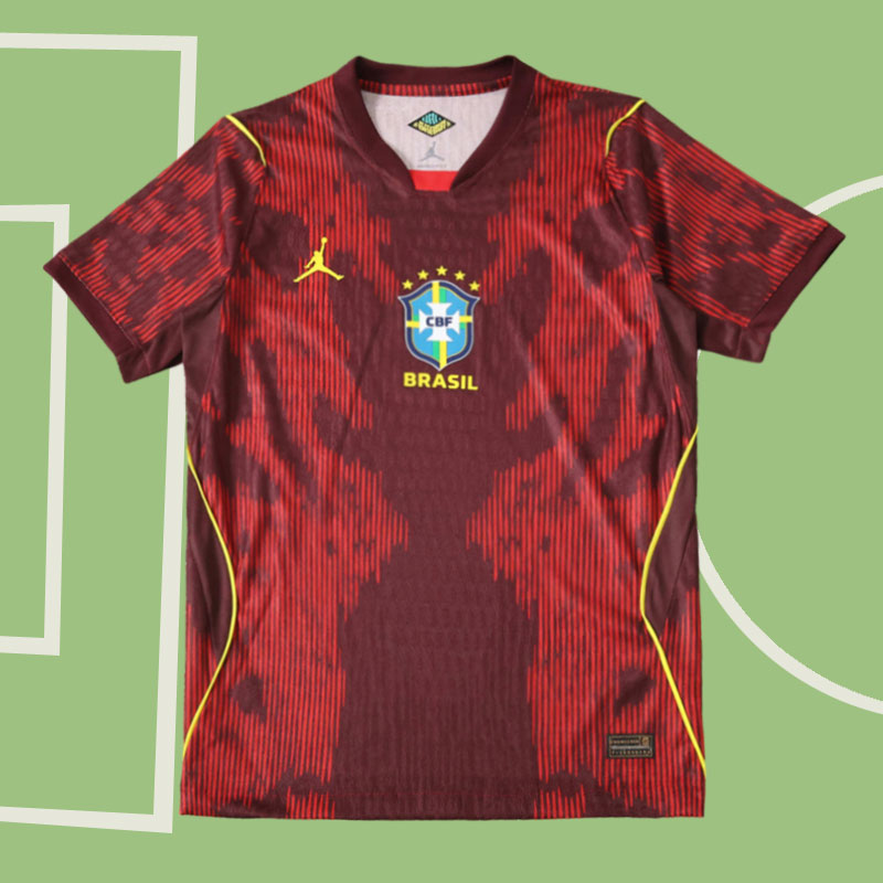 Brasilien 2026 röd bortatröja herr