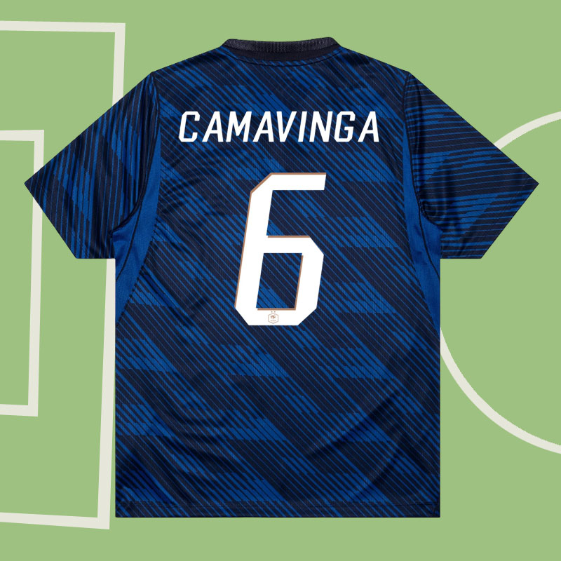 Camavinga 6 Frankrike hemmatröja 2026/27 – herr fotbollströja VM 2026