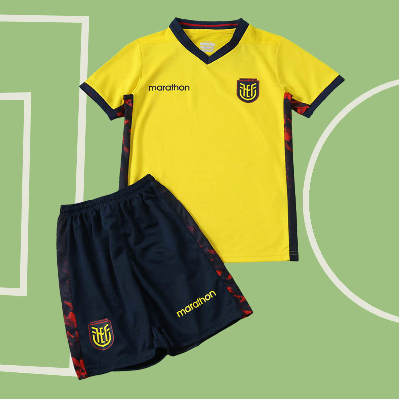 Ecuador VM 2026 barn hemmatröja - tröja och shorts