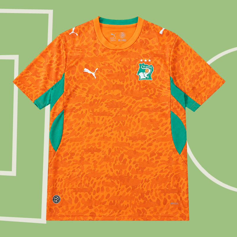 Elfenbenskusten VM 2026 tröja herr - orange hemmatröja