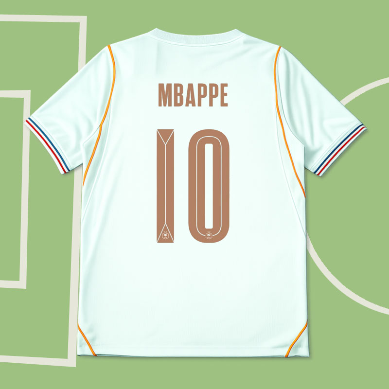 Frankrike Mbappé 10 tröja 2026 - herr bortatröja VM 2026
