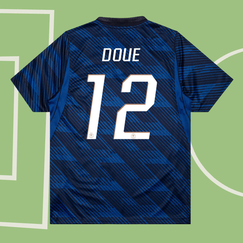 Frankrike VM 2026 hemmatröja - herr tröja med Doue 12 tryck