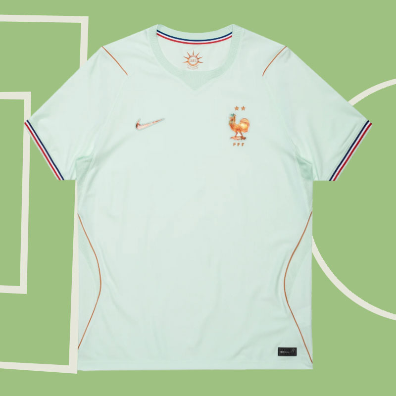 Frankrike bortatröja 2026/27 herr – fotbollströja VM 2026