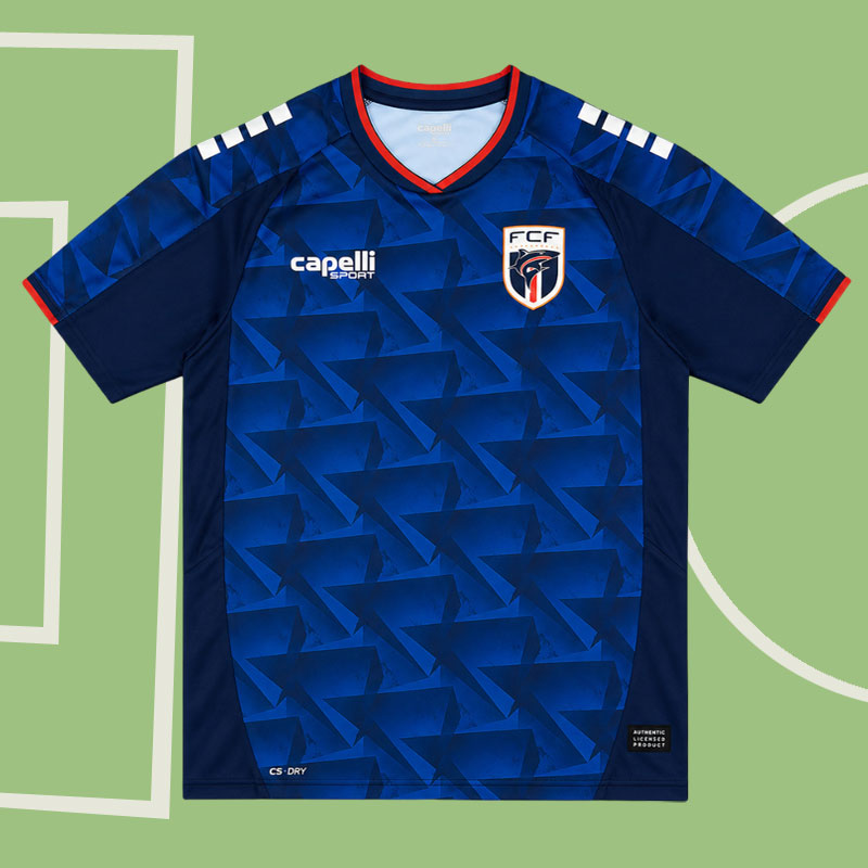 Kap Verde hemmatröja VM 2026 - blå fotbollströja för herr