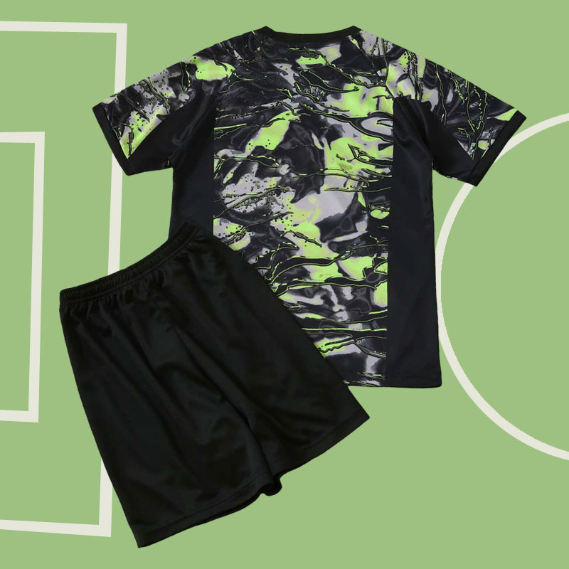 Köp Sydkorea målvakt barn fotbollsdräkt 2026 – svart set med shorts Köp Sydkorea målvakt barn fotbollsdräkt 2026 – svart set med shorts