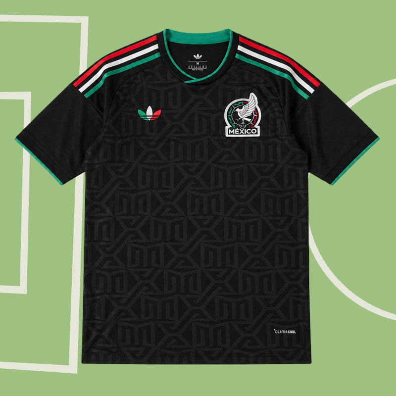 Mexico VM 2026 tredjetröja för herr – svart fotbollströja