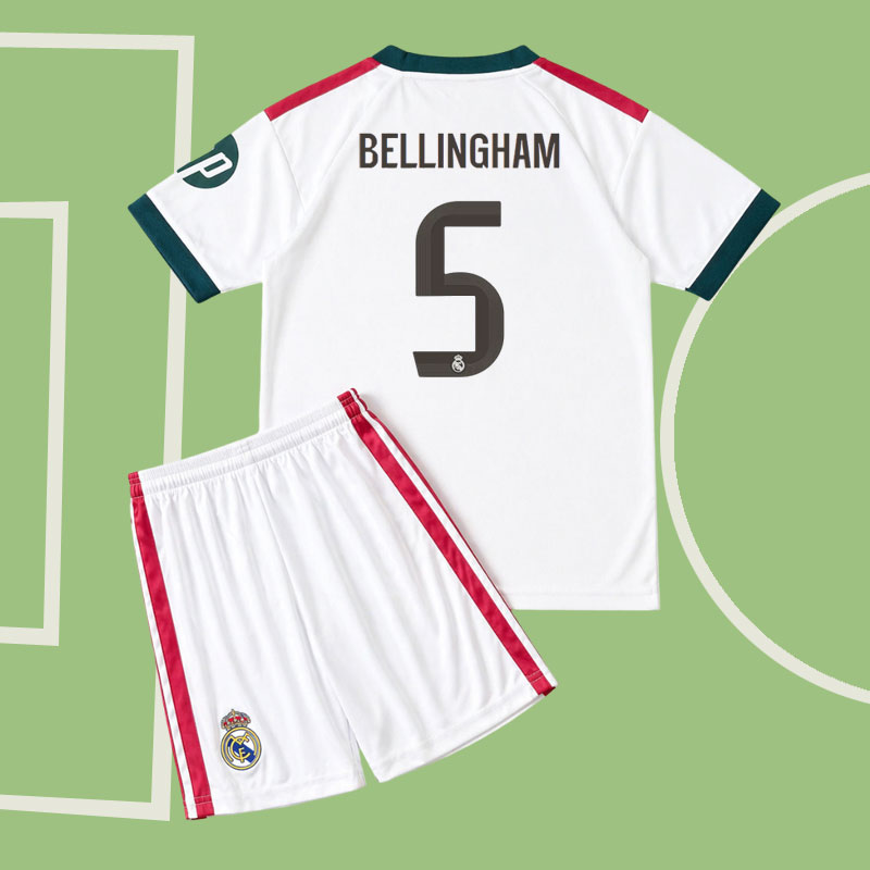 Real Madrid barn hemmatröja 2026/27 BELLINGHAM 5 – komplett set