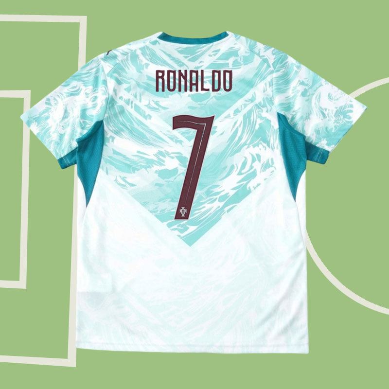 Ronaldo 7 Portugal bortatröja 2026 - VM fotbollströja herr