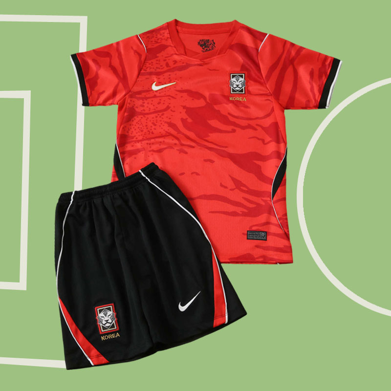 Sydkorea 2026 hemmatröja barn - tröja och shorts VM 2026