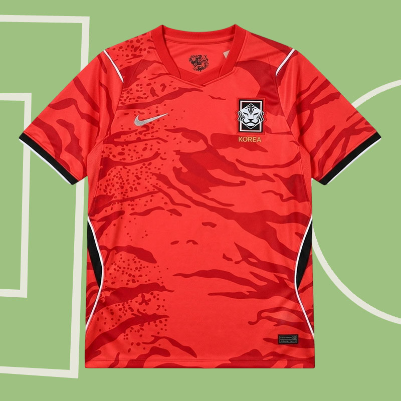 Sydkorea hemmatröja VM 2026 - herr fotbollströja röd