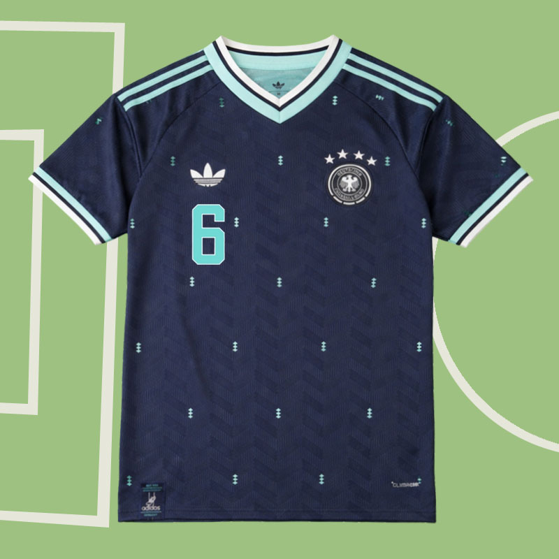 Tyskland VM 2026 bortatröja herr – fotbollströja Kimmich 6 Tyskland VM 2026 bortatröja herr – fotbollströja Kimmich 6