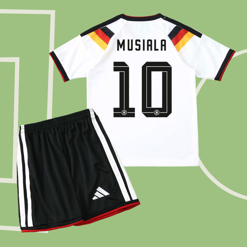 Tyskland barn hemmatröja 2026/27 Musiala 10 med shorts