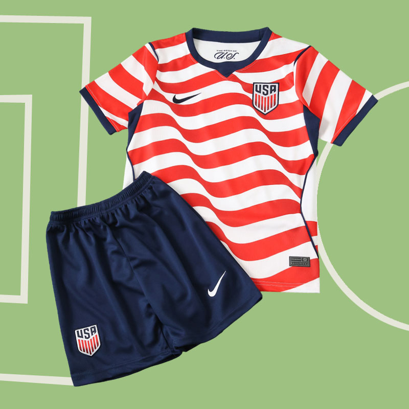 USA VM 2026 hemmaställ barn – fotbollströja + shorts